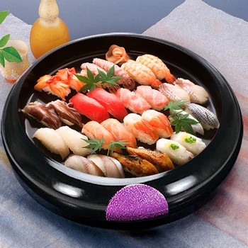 Sashimi Doska Tanieri Jedlo Zásobník Deep Dish Multi-úloha Pochúťka Zásobník Izolačné Vrstvy Kontajnerov Sushi Doska kuchynský Riad 1pcs