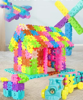 Puzzle Hračky Digitálne Stavebné Bloky, Hračky pre Deti
