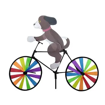 Zviera Bicykli Vietor Spinner Mačky Puppy Veterný Mlyn Vonkajšie Záhradné Dekorácie Větrník Domáci Dvore Umeleckou Výzdobou Darček