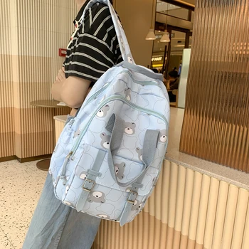 Módne Dievča multi-function vodeodolného Nylonu Batoh kórejský Štýl Študentov Malé Aktovka Japonských Žien Bežné Cestovná taška