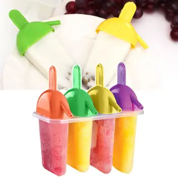 Takže Ľad potravinársky nelepivé Plastové Ice Cream Formy Diy Popsicle Stick Formy na Pečenie Opakovane Ice Cube Puding