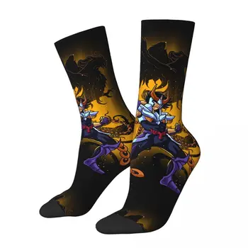 Retro Ikki Z Phoenix pánske Ponožky Saint Seiya Anime Unisex Harajuku Vzor Vytlačené Zábavné Posádky Ponožky Darček
