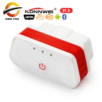 KONNWEI KW901 ELM327 OBD2 Bluetooth Auto Diagnostický nástroj KW 901 elm 327 wifi Android/IOS 2017 Nový kód reader skener
