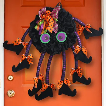 Halloween Veniec Dvere Prívesok Strašidelný Dom Dekorácie Prenosné Spider Ghost Festival Horor Veniec Strana Navrhne Dekorácie