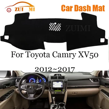 ZUIMI Panel Kryt Dash Mat Dashmat Pre Toyota Camry XV50 2012~2017 LHD Prístrojovej Doske Kryt Pad slnečník