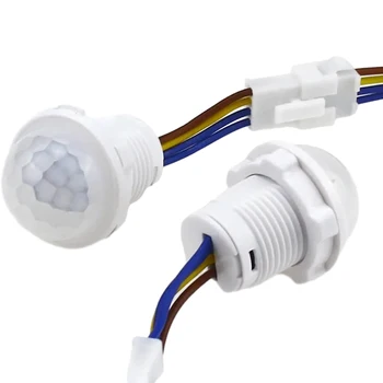 110/220v Mini LED Citlivé Nočné Svetlo Domáce Vnútorné Vonkajšie Infračervený Svetelný Senzor Detekcie Automatický Senzor, Light Switch