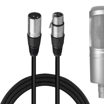 Geekria pre Tvorcov XLR Samec XLR Mikrofón, Kábel 10 ft / 3 M, Kompatibilné s Audio-Technica ATH AT2020, AT2035