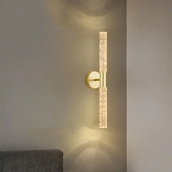 Moderné Luxusné Akryl Bubliny Dlho Nástenné Svietidlo Nordic Minimalistický Obývacia Izba Gauč TV Spálňa Posteli lineárne Nástenné svietidlo Sconce