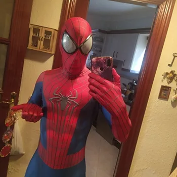 Superhrdina Kostým Kombinézu pre Mužov Halloween Cosplay Jumpsuit 3D Štýl