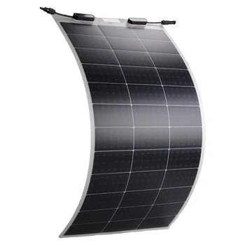 Flexibilný Solárny Panel 100W 24V/12V Monokryštalické Ohybný pre RV Loď Kabíne Van Auto Nerovné Povrchy