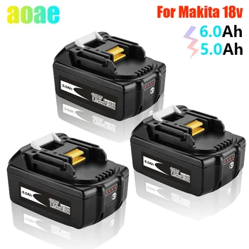 Nové 6000mAh nabíjateľná lithium-ion batéria vhodné pre Makita batérie 18V 6.0 Ah Makita tool batérie náhradné BL1860