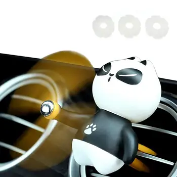 Kung Fu Panda Zásuvky Aromaterapia Automatická Klimatizácia Úst Vôňa Osviežovač Vzduchu Auto Interiéru Parfum Difúzor Dekor