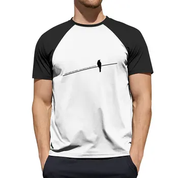 Vták na drôt T-Shirt zviera tlače tričko pre chlapcov, rýchle sušenie t-shirt plus veľkosť topy, košele grafické tees mužov tričko