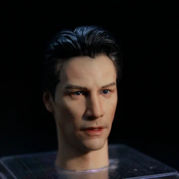 1/6 Rozsahu Mladých Keanu Reeves Hlavu Sculpt Prirodzené Opálenie Pokožky Model Uchytenie 12