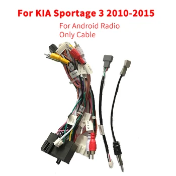 Pre KIA Sportage 3 Obdobie 2010-2015 Android Rádio Auto Príslušenstvo Drôt Postroj Adaptér 16Pin Konektor