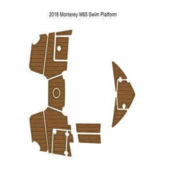 2018 Monterey M65 Plávať Platfrom Krok Pad Loď EVA Pena Faux Týk Palube Rohože