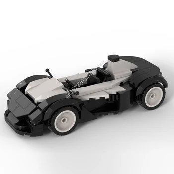 148PCS MOC Rýchlosť Majstrov Biela Bac Mono Roadster Model Stavebné Bloky Technológie Tehly DIY Tvorivé Montáž Deti Hračky, Darčeky