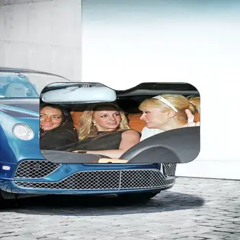 Britney Spears Lindsay Lohan Paris Hilton Auto Príslušenstvo Tieni Vtipný Darček Kultový Slnečník Sklo