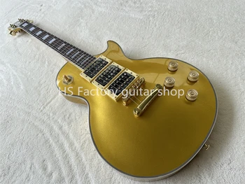 Pôvodné Zlatý Prach 6-reťazcové elektrické gitary s 3 snímače Rosewood hmatníkom mahagón telo môže byť prispôsobené