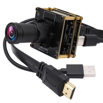 ELP 4K USB HDMI Modul Kamery 30fps H. 264 H. 265 IMX415 8MP 2X Digitálny Zoom Priemyselné CCTV Kamery na Monitore Počítača