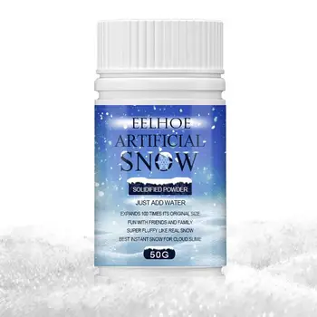 Suché Vločky Okamžité Umelé Snowflake Pre Dekorácie Prenosné Faux Snehu Prášok Umelý Sneh, Prášok Na Dovolenku Dekor
