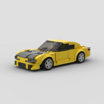 265PCS MOC Rýchlosť Majstrov Nissan Silvia s15 SportsCar Model Stavebné Bloky Technológie Tehly Tvorivé Montáž Deti Hračky, Darčeky