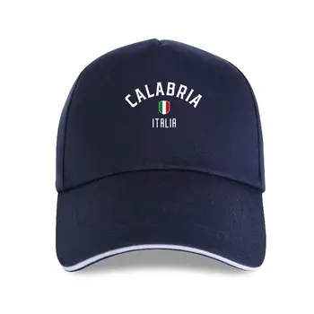 Kalábria Taliansko - Kalábria šiltovku Dovolenku Pride Suvenír Taliansko taliansky Italia Núdzi Cieľové Vlajkou Grunge