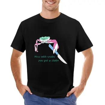 Crabo Stabo T-Shirt t-shirts muž roztomilý topy t shirt muž ťažká váha, t košele pre mužov