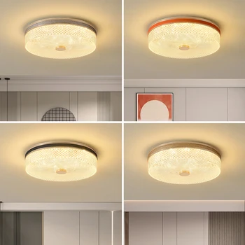 Jednoduché, Moderné LED Spálňa Svietidlo Luxusná Obývacia Izba Štúdia Izba Dekor Krytý Domov Akryl Okrúhle Stropné Svetlá