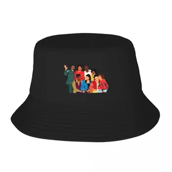 Nové iného Sveta Umenia Vianočné Dovolenku 90 TV Show T-Shirt Vedierko Hat čaj klobúky otec klobúk Hip Hop Čiapky Ženy a pre Mužov