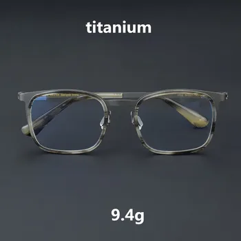 Titánové Okuliare, Rám Muži Ženy Ultra ľahké 9.4 gramov 2023 Kolo Krátkozrakosť Optických Okuliarov na Predpis Čítanie Okuliare Eyeglasse