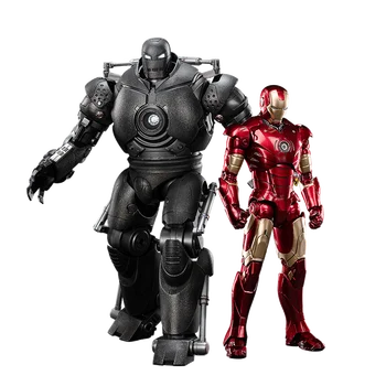 ZD Pôvodné Iron Man Železa Monger MK1~MK43 LED Svetlo 10. Výročie Obmedzené Zbierať Marvel Legendy Avengers Akcie Obrázok Darček