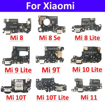 Nový USB Nabíjací Port Rada Flex Kábel Konektor Diely Pre Xiao Mi 10 TON 10 Lite 11 F1 F2 Pro F3 M3 X3 NFC Modul Mikrofón