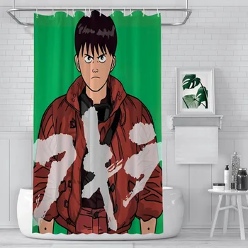Kaneda Kúpeľňa So Sprchou Záclony Akira Anime Nepremokavé Oblasť Opony Navrhnuté Domova Príslušenstvo