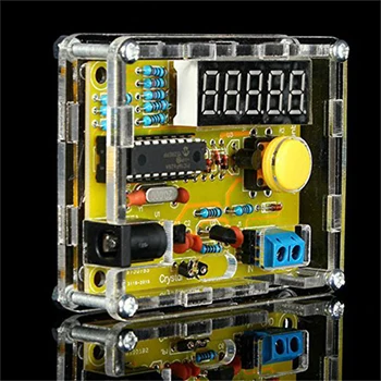 1Hz-50MHz Crystal Oscilátor s Frekvenciou Tester Počítadlo 5-Ciferný Displej Digital Frequency Counter Modul s púzdro DIY Sady
