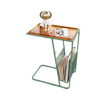 Nordic Čaj Stôl Dizajnér Sofa Stoly, Obývacia Izba Hniezdenie Tabuľky Tvorivé C-tvarované Konci Tabuľky Dizajn Nábytku Akryl Strane Tabuľky