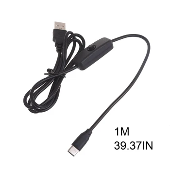 Typ-C, USB-A Male Kábel,Typ-C Napájací Adaptér Napájací Kábel 1M