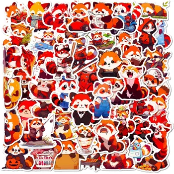 50PCS Cartoon Malý Panda Nálepky Kawaii Denník Dekorácie papiernický tovar Dodáva Roztomilý Samolepky pre Deti Pack Sketchbook Auto