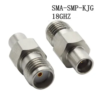 1PCS SMA-K SMP-J adaptér 18GHZ nehrdzavejúcej ocele SMA na smp-kj high-frequency SMA na GPO rozhranie