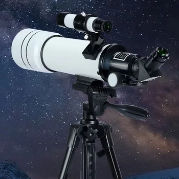 15X-150X Ďalekohľad Astronomic pre Deti 70 mm, Clona Refractor Vesmírne Teleskopy pre Astronómiu Začiatočníkov s Telefónom Adaptér