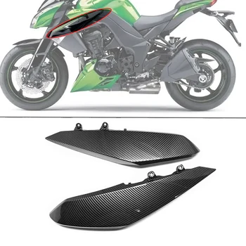 Pre Kawasaki Z1000 Z 1000 2010 2011 2012 2013 Motocykel, ABS Uhlíkových Vlákien Nádrž Príjem Dolnej Časti Pod Bočný Panel Kryt Kapotáže