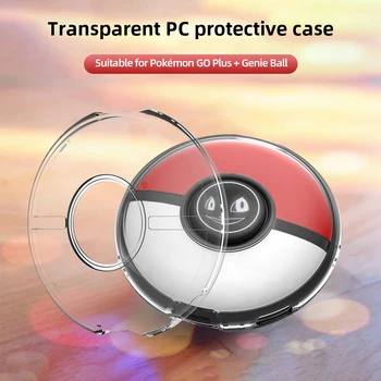Crystal púzdro Pre Pokemon ÍSŤ Plus PC Pevný Transparentné puzdro S Silikónové Podložky All-inclusive Anti Drop Pre Pokemon ÍSŤ+