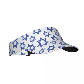 V lete Vzduch, Slnko Klobúk Hviezdy Izrael Vlajka Clonu UV Ochrany Športy, Tenis, Golf Beží opaľovací Krém Spp