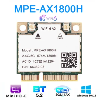 Wi-Fi 6 MT792 pre Intel AX200 Dual Band WiFi 6 Bluetooth 5.2 Karty Pre Mini pcie Adaptér pre Bezdrôtový Adaptér 2.4 G/5 ghz Pre Notebook/PC