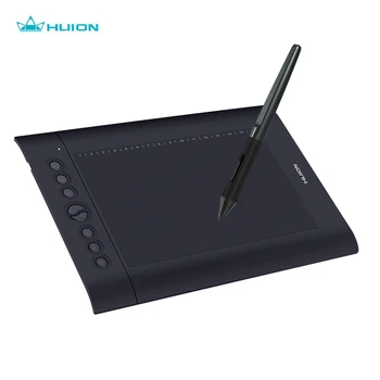 HUION H610 PRO V2 Grafický Tablet Odborné Kreslenie Tablety Digitálne Batérie-Free Stylus Pen Tablety Tilt Podporu 8192 Úrovne