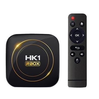 HK1RBOX H8S Android 12.0 Smart TV Box 2.4 G 5.8 G Dual Wifi H618 Smart TV Box Diaľkové Ovládanie