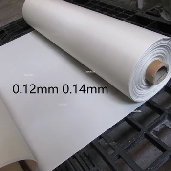 0.12 mm 0.14 mm PTFE vysoká teplota izolácie, tkaniny tesnenie biele stroj žiaruvzdorné látkové taška stroj na výrobu bielizne handričkou