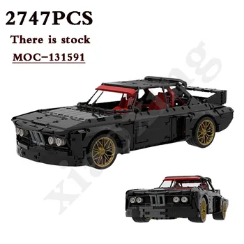Nový 1:8 Rozsahu M3 E30 MOC-131591 Racing stavebným Toy Model RC Športové Auto MOC Montáž Spojov Hračka Chlapec DIY Darček k Narodeninám