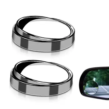 Blind Spot Auto Zrkadlo Kolo Tvarované HD Sklo Blind Spot Zrkadlo 360 Úprava Spätné Zrkadlo Stick Pre Autá SUV A Nákladné automobily