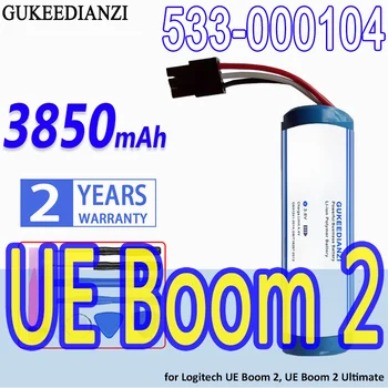 GUKEEDIANZI Vysoká Kapacita Batérie 533-000104 3850mAh pre Logitech UE Boom 2, UE Boom 2 Ultimate Bateria